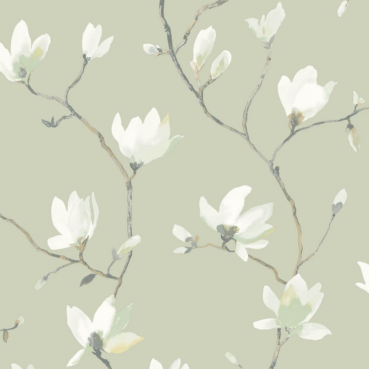 Tapet Gardens Suzhou Vert Sauge Gadn82367428