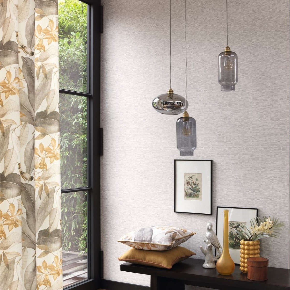 Tapet Delicacy Delycacy Wild Gris / Blanc Dely85379134