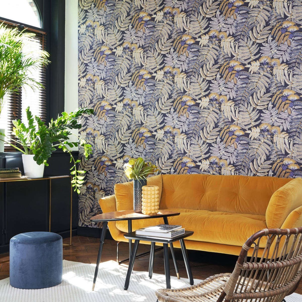 Tapet Botanica Albizia Jaune Curry Bota85892175