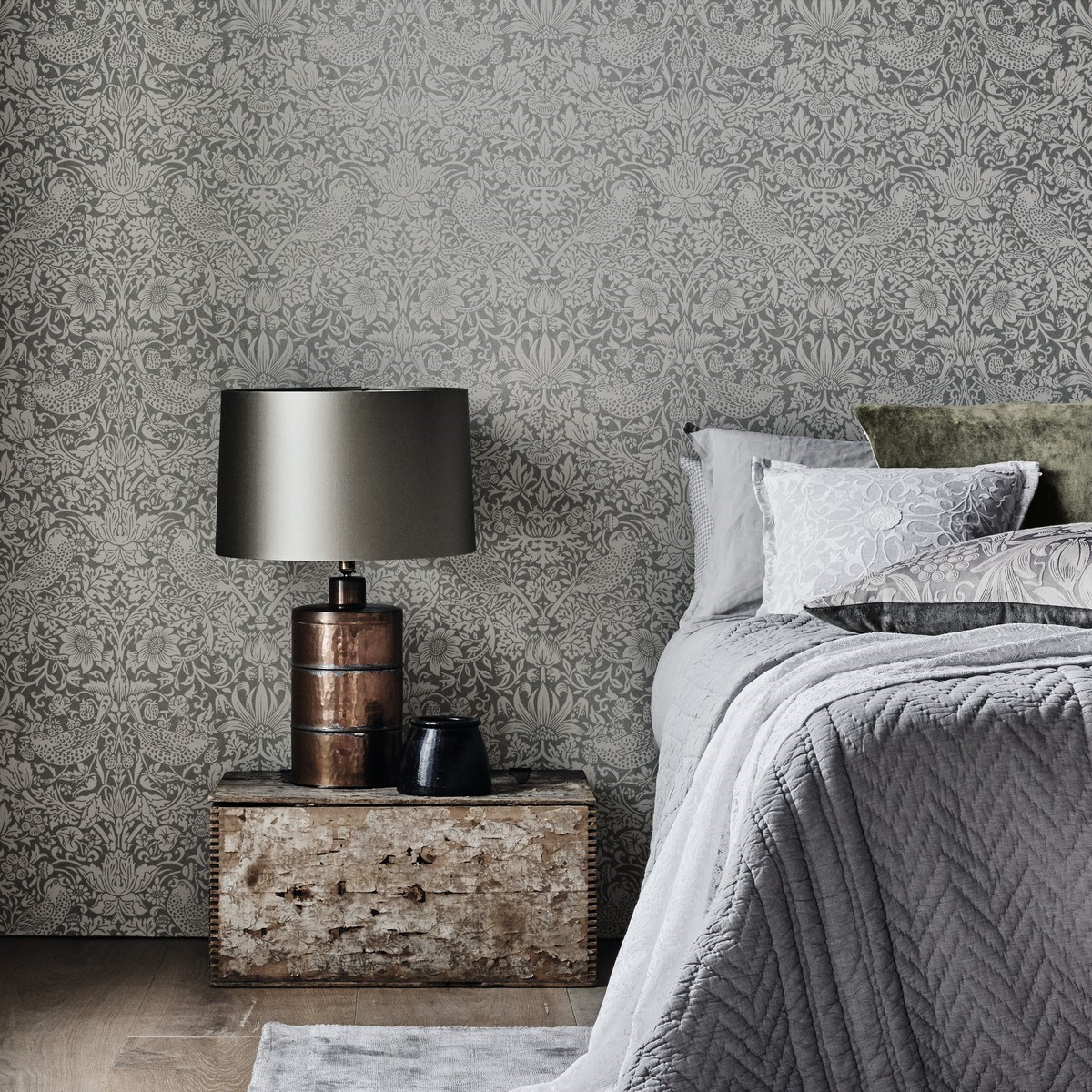 Tapet Morris Pure Pure Strawberry Thief Dmpu216017