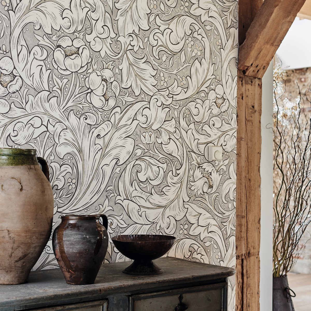 Tapet Morris Pure Bachelors Button Dmpu216050