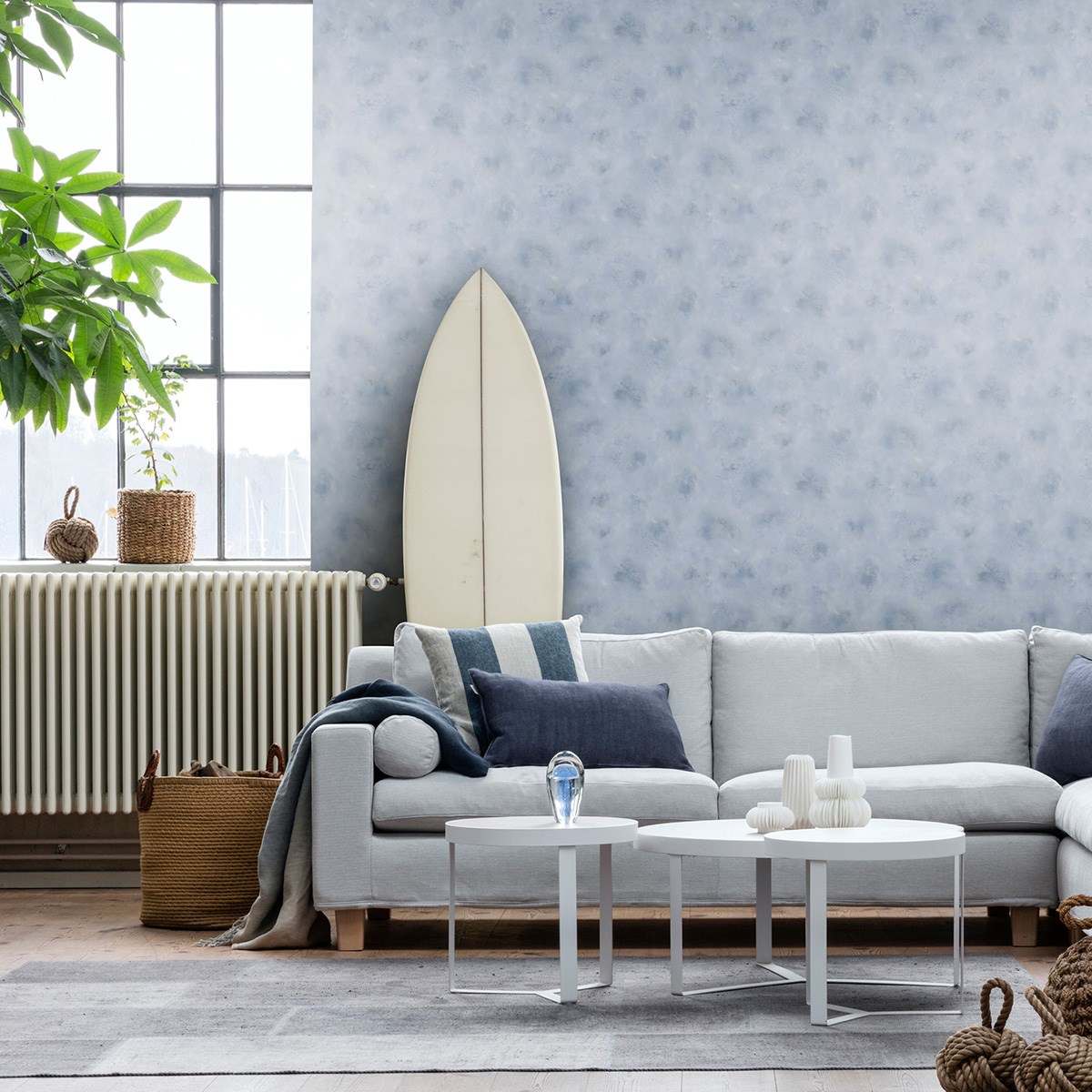 Tapet Maison Celine Ocean Blå 3807-26