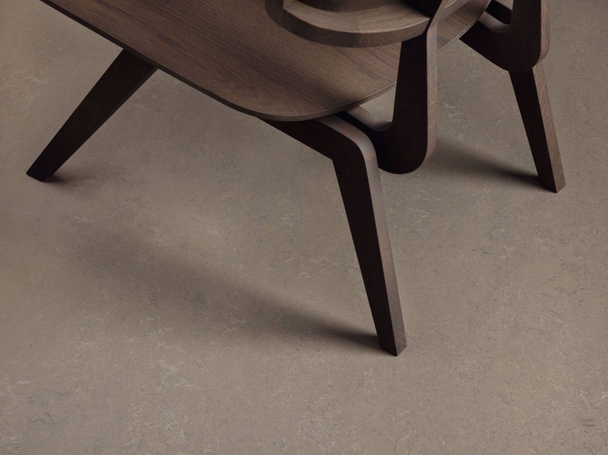 Linoleummatta Marmoleum Liquid Clay 3702 200cm