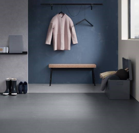 Linoleumgolv Marmoleum Click 333723 Nebula Grå, 30x30cm