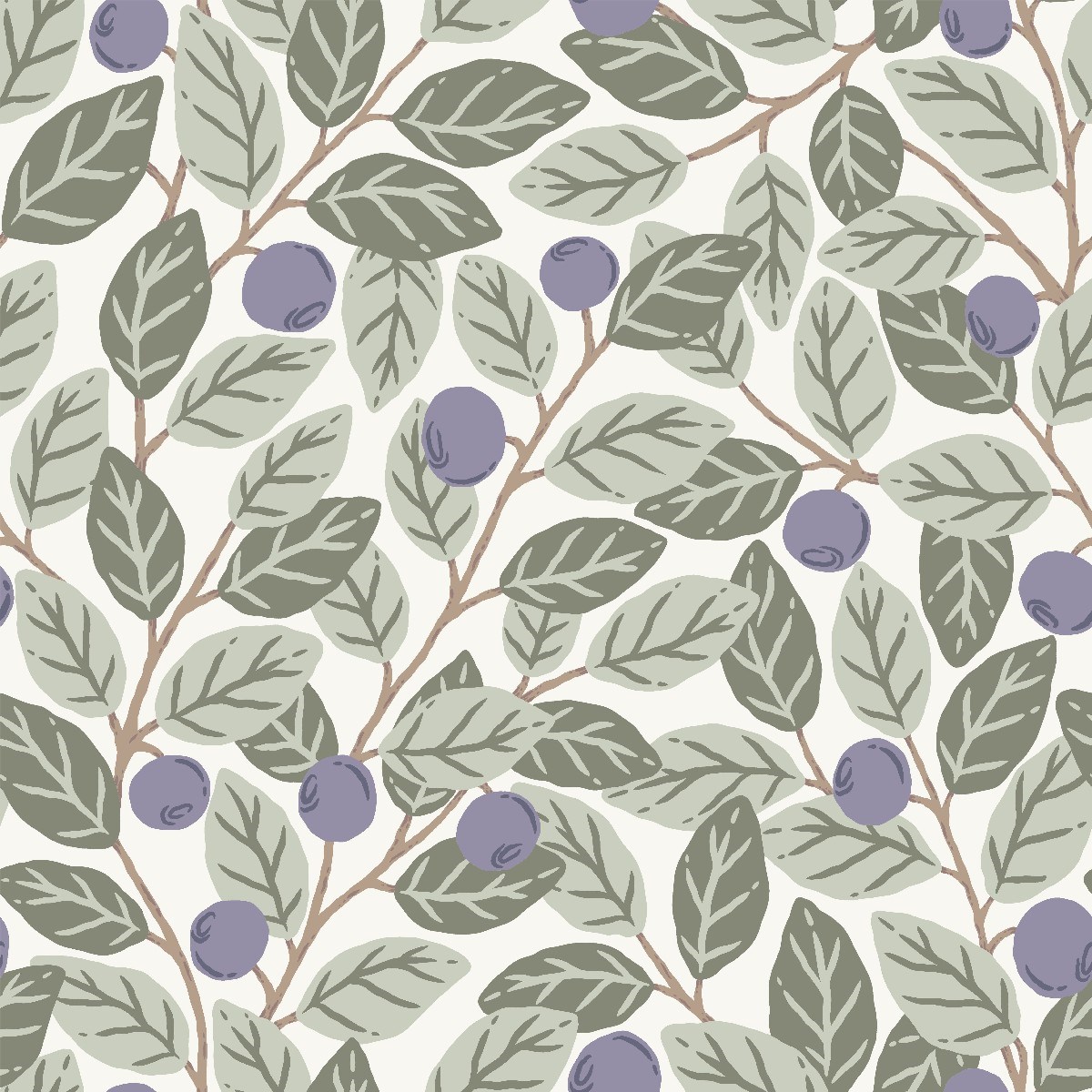 Tapet Klara o Tove Blåbär Stor 26015