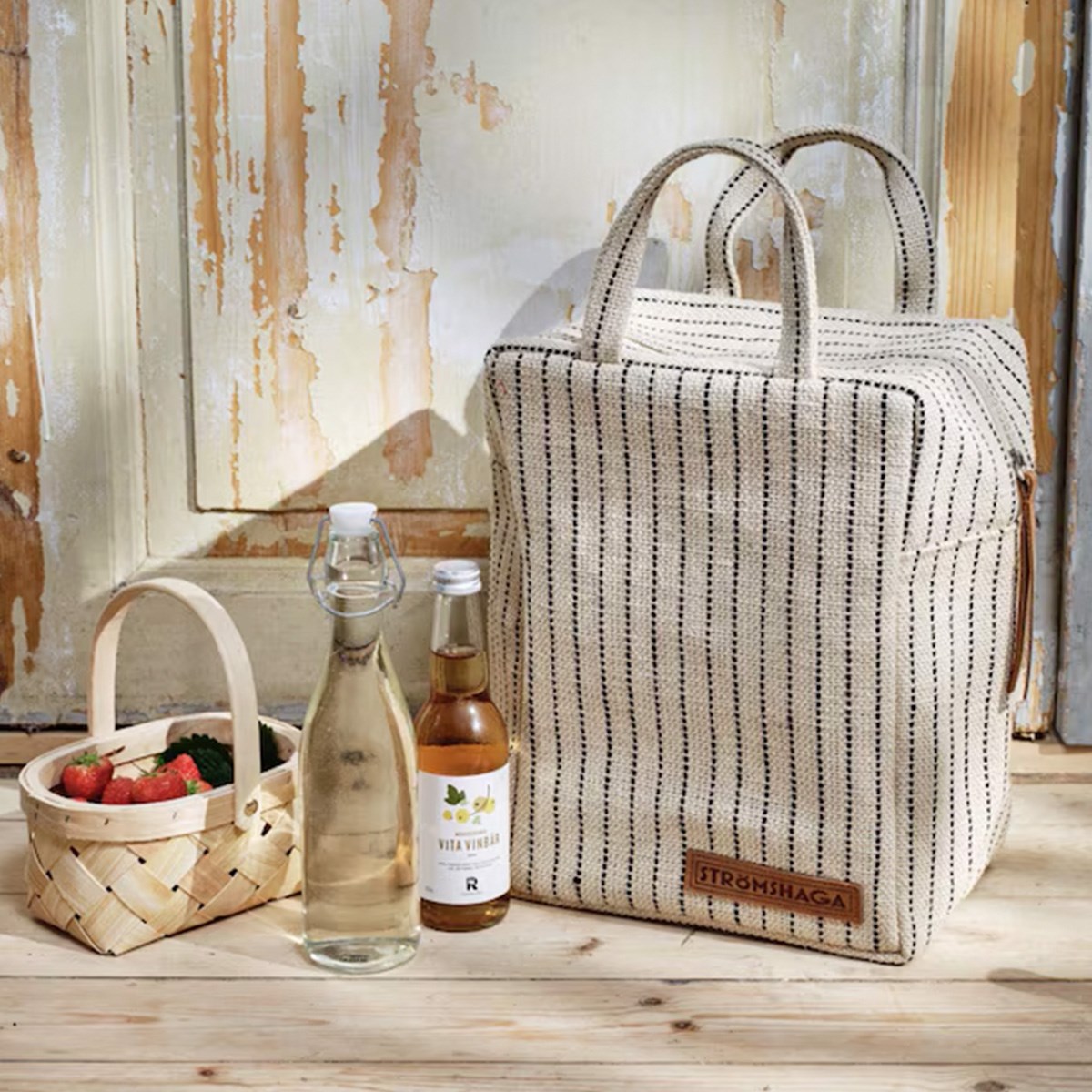 Kylväska Ellen Natur/svart