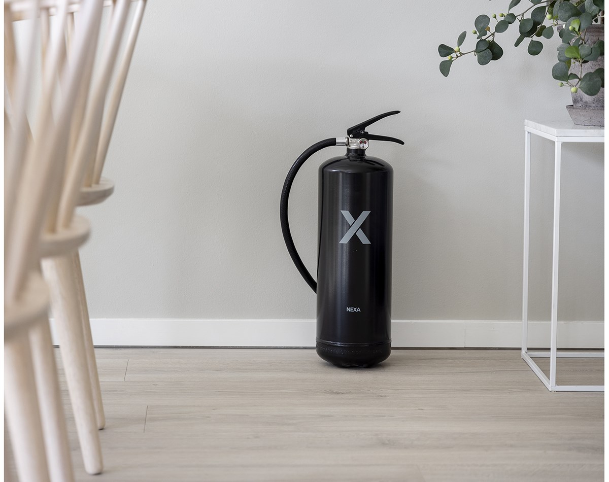 Pulver Brandsläckare Pulver 43A 6kg, Svart