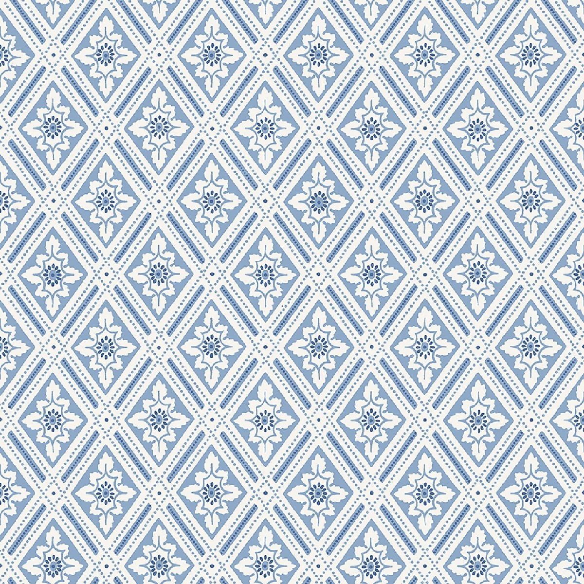 Tapet Blue & White Ester 6148