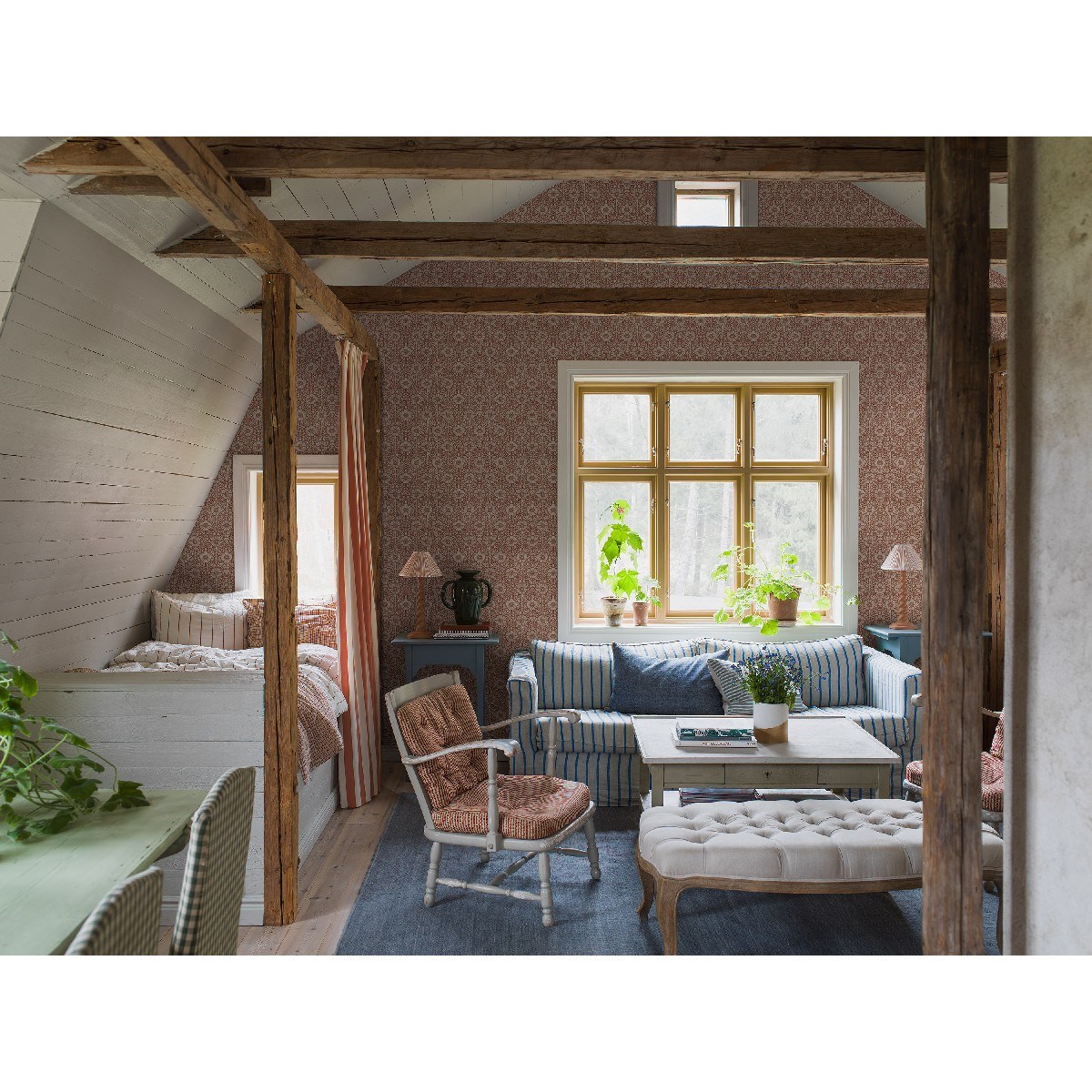 Tapet Nordic Folk Nyponros 5812