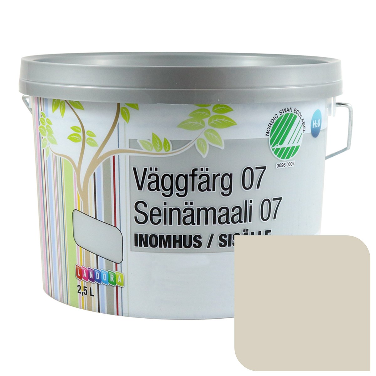 Väggfärg 07 Sand, 2.5L