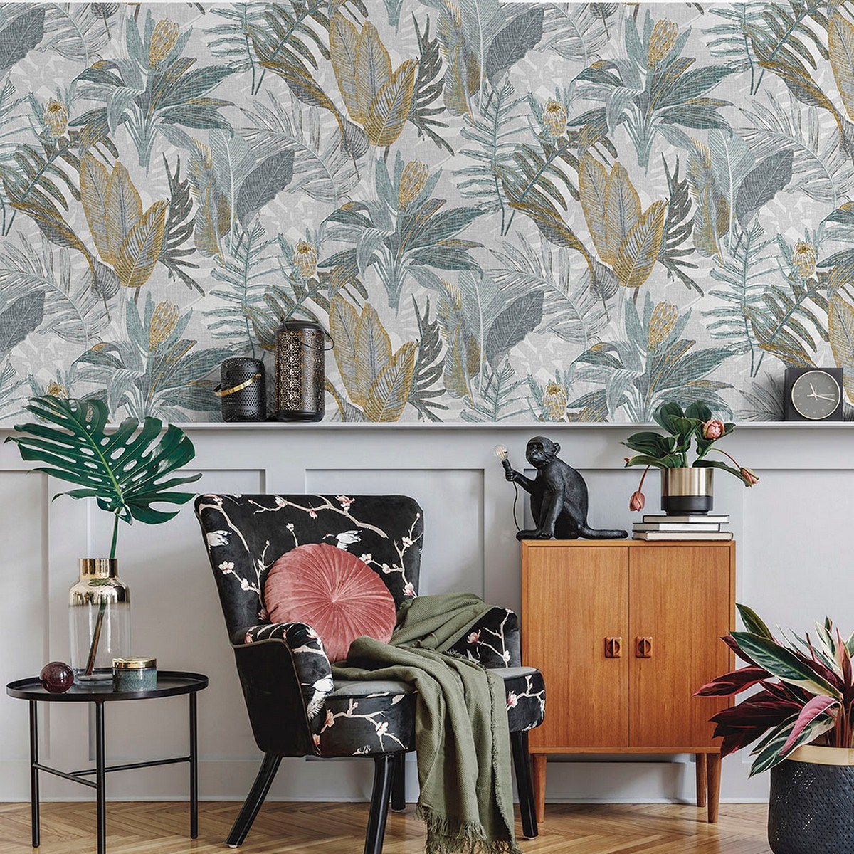 Tapet Caribbean II A Wild Protea 8505-3