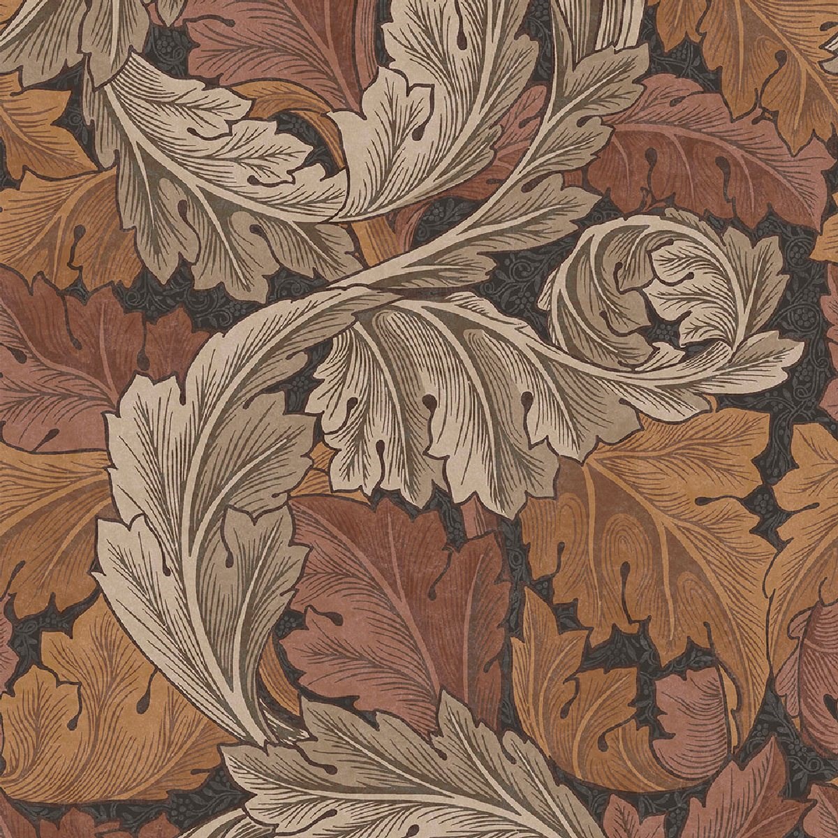 Tapet Laura Ashley Vol. 3 Acanthus Burnt Orange 124224