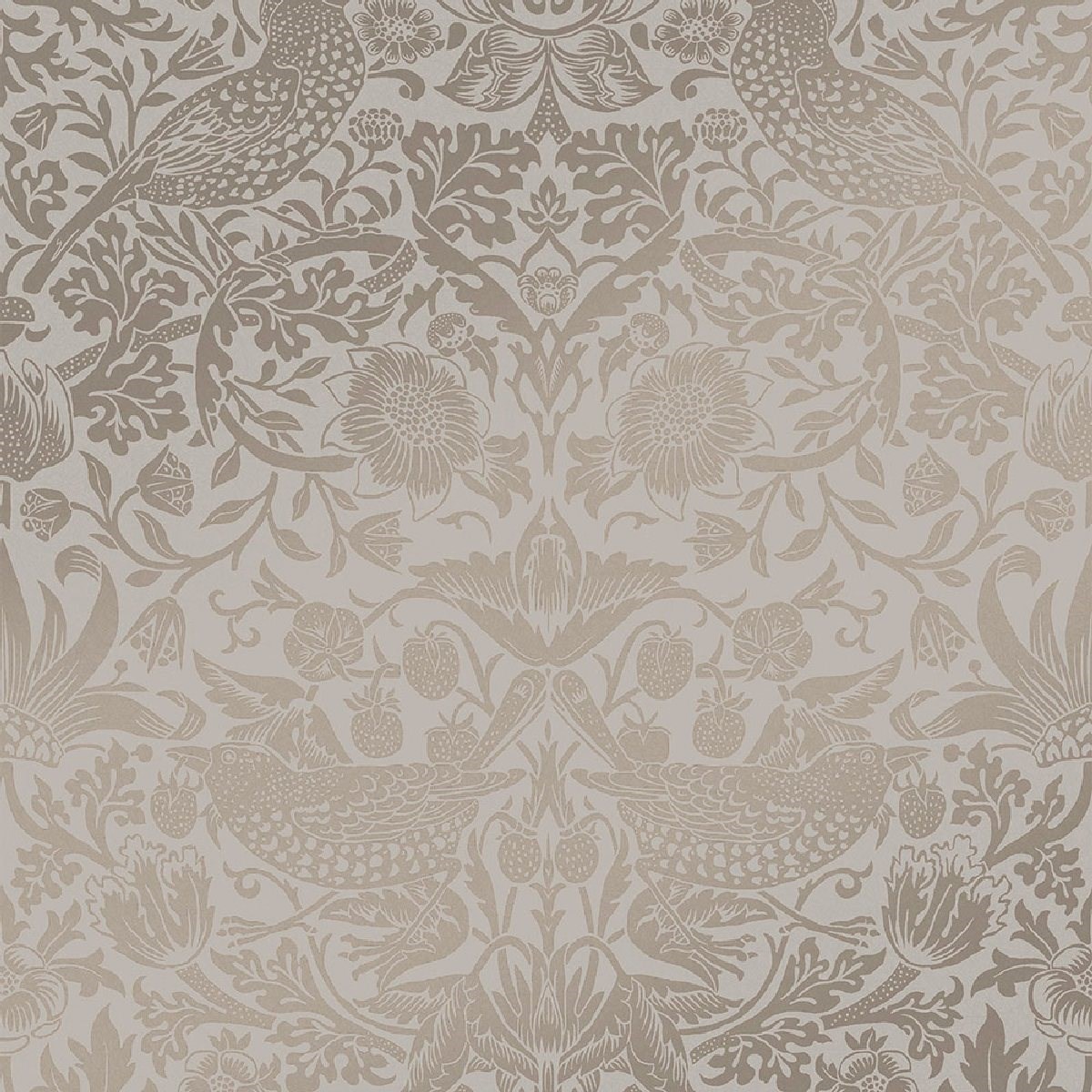 Tapet Laura Ashley Vol. 3 Strawberry Thief Fibrous Neutral 124238