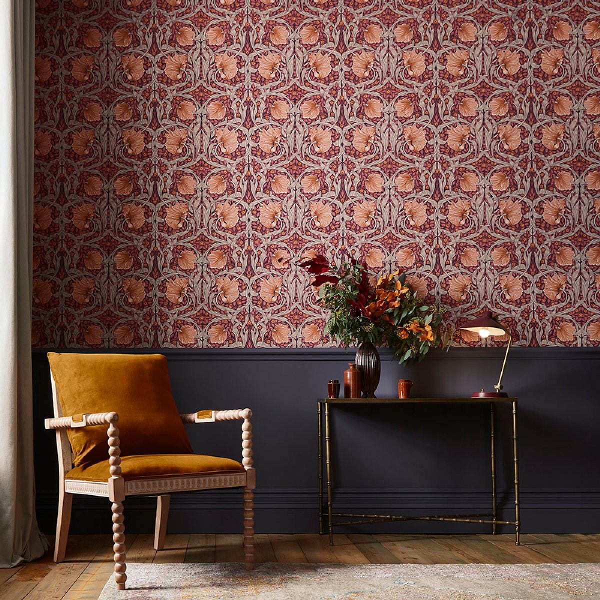 Tapet Laura Ashley Vol. 3 Pimpernel Plum 124239