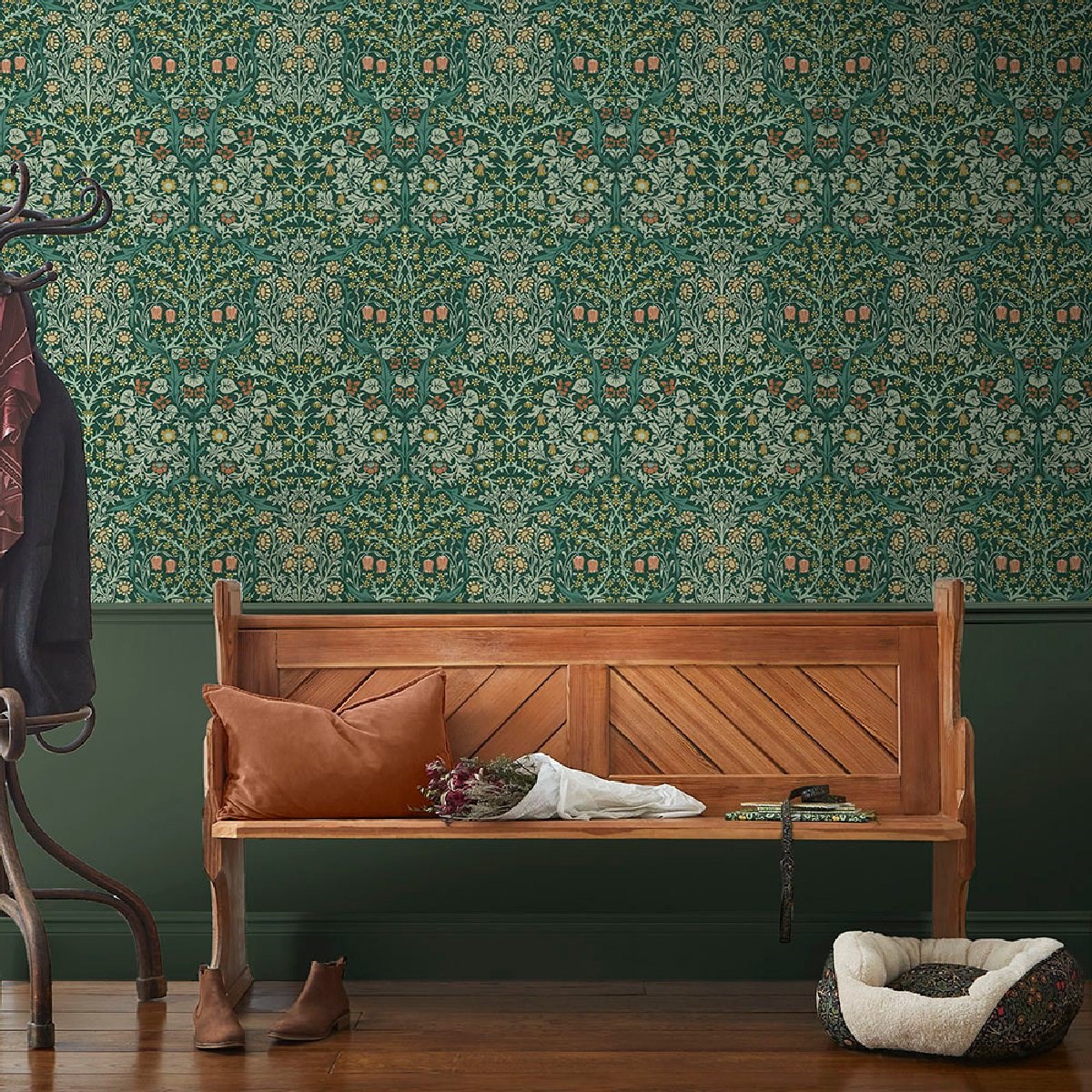 Tapet Laura Ashley Vol. 3 Blackthorn Deep Green 124252