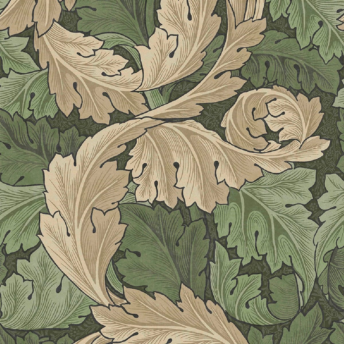 Tapet Laura Ashley Vol. 3 Acanthus Green 124227