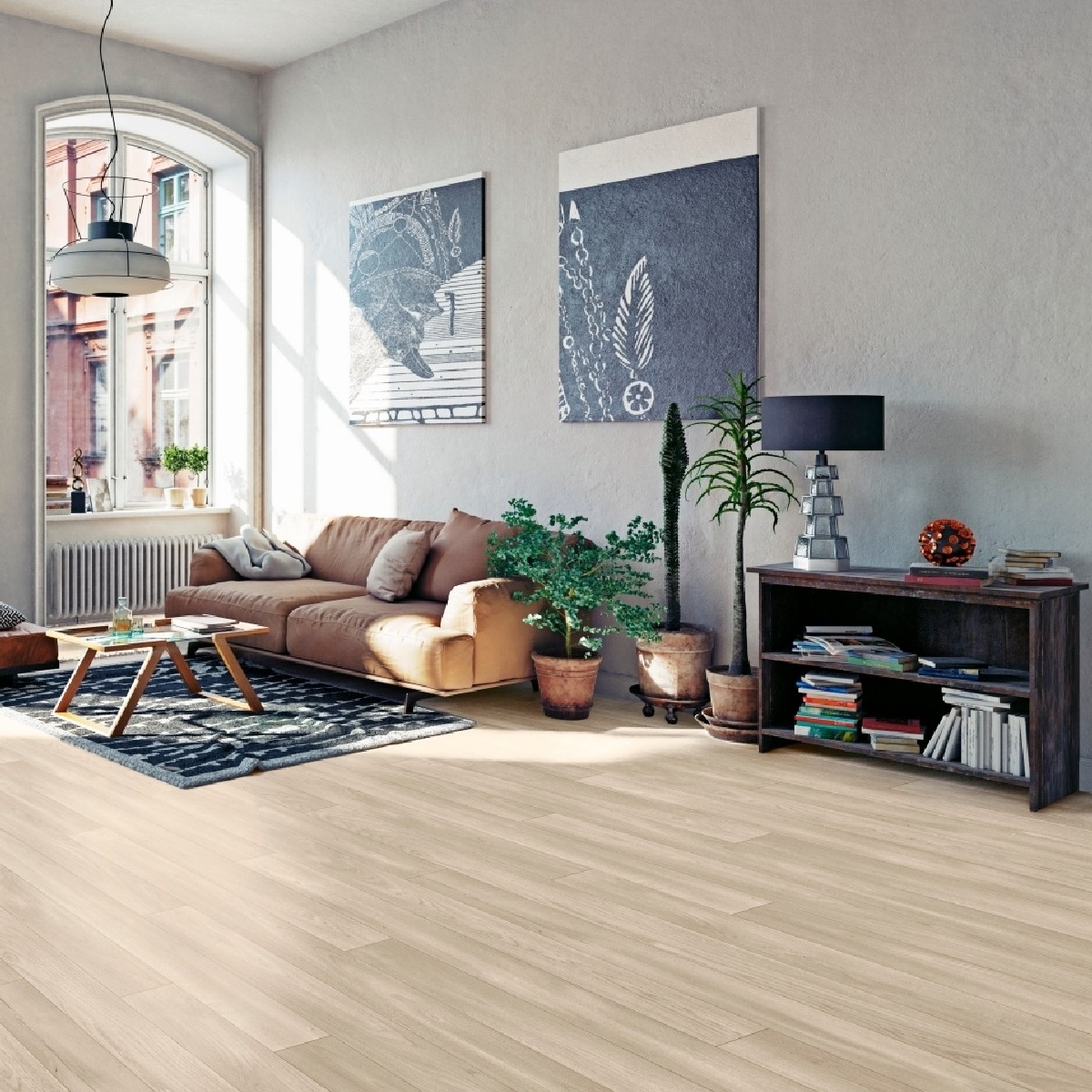 Plastmatta Bingo Alba 532 200cm