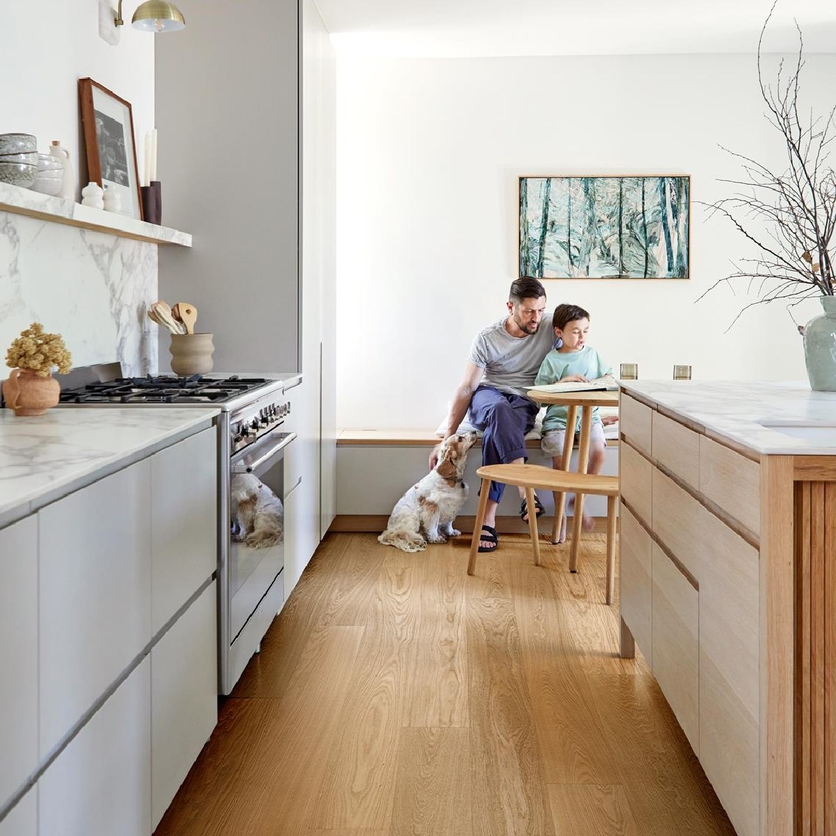 Fanérgolv Life Authentic Ek Nutmeg 1-stav