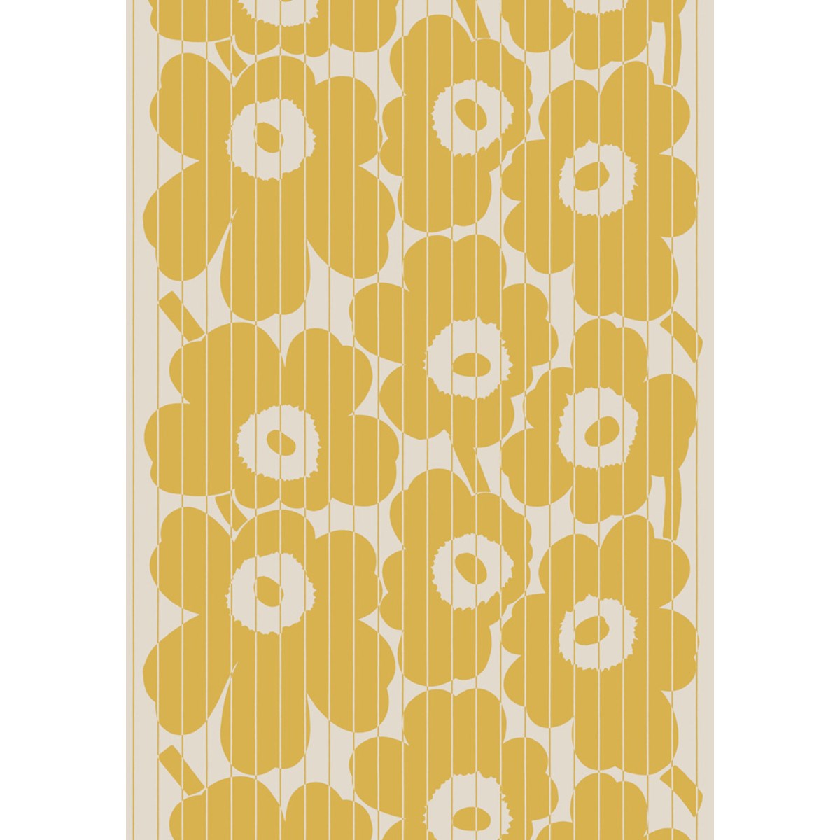 Väggbild Marimekko 7 Vesi Unikko 3000x1400mm, Grå