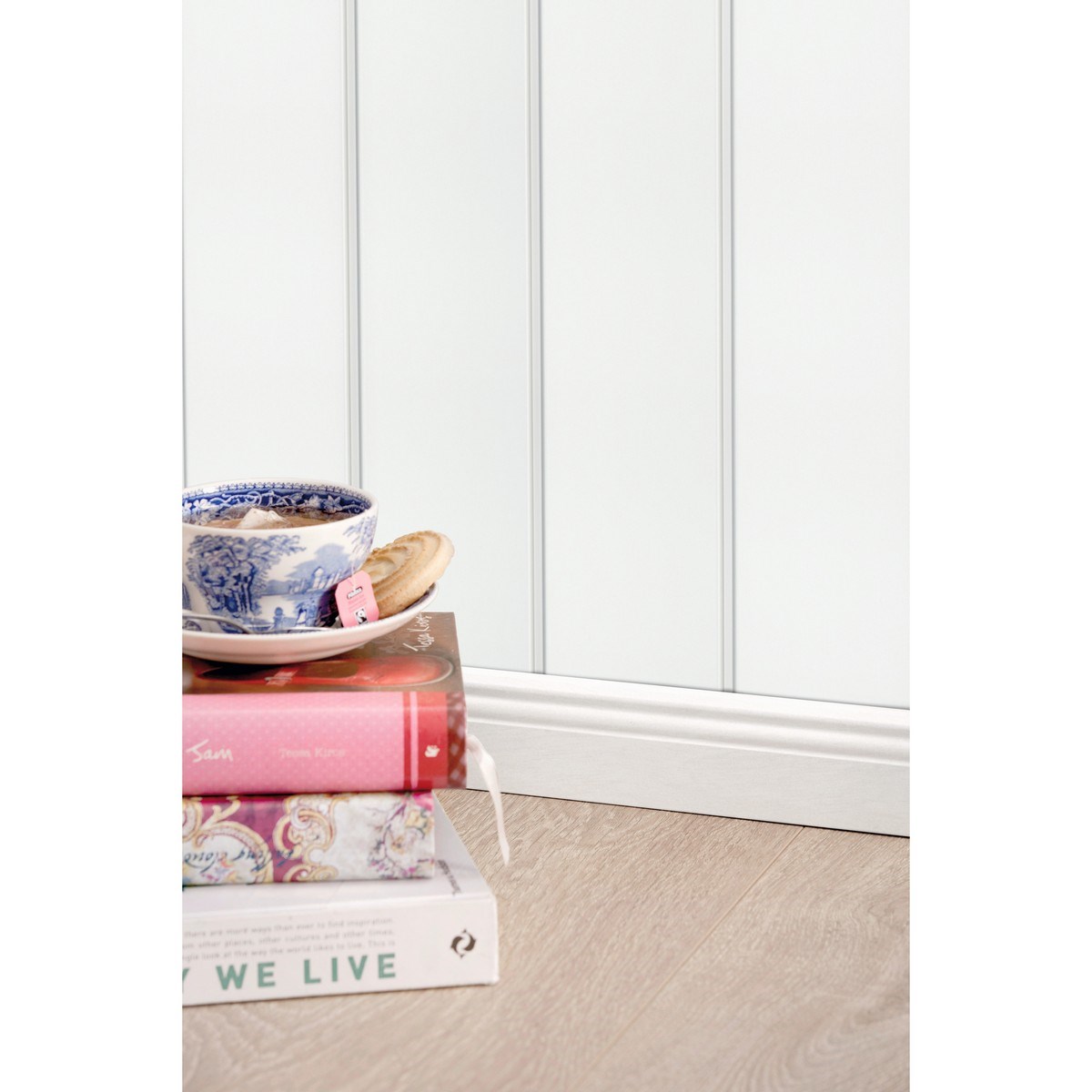 Innertak Easypanel White Mdf, Foliebelagt, 1300x202x10mm