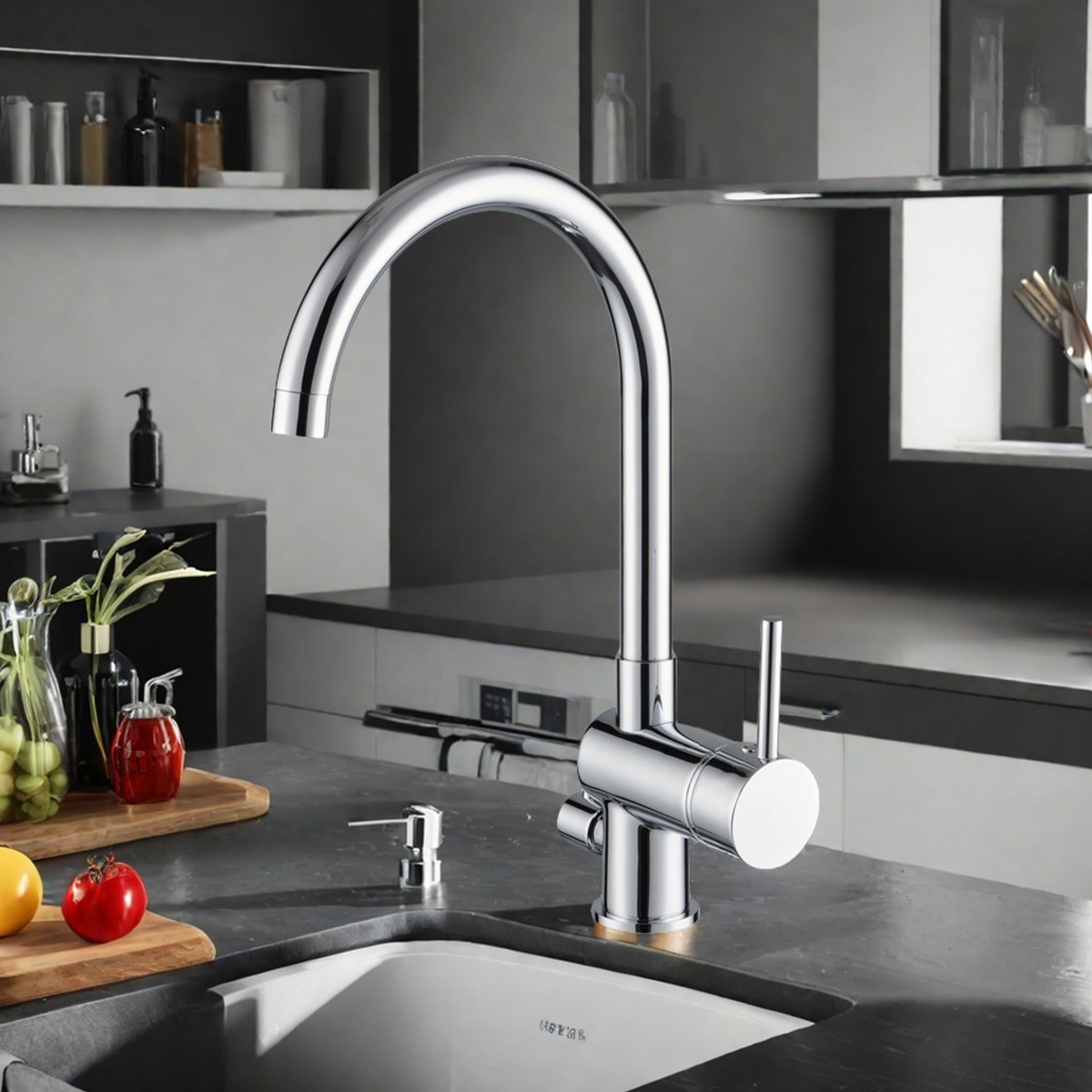 Köksblandare Aruba Krom