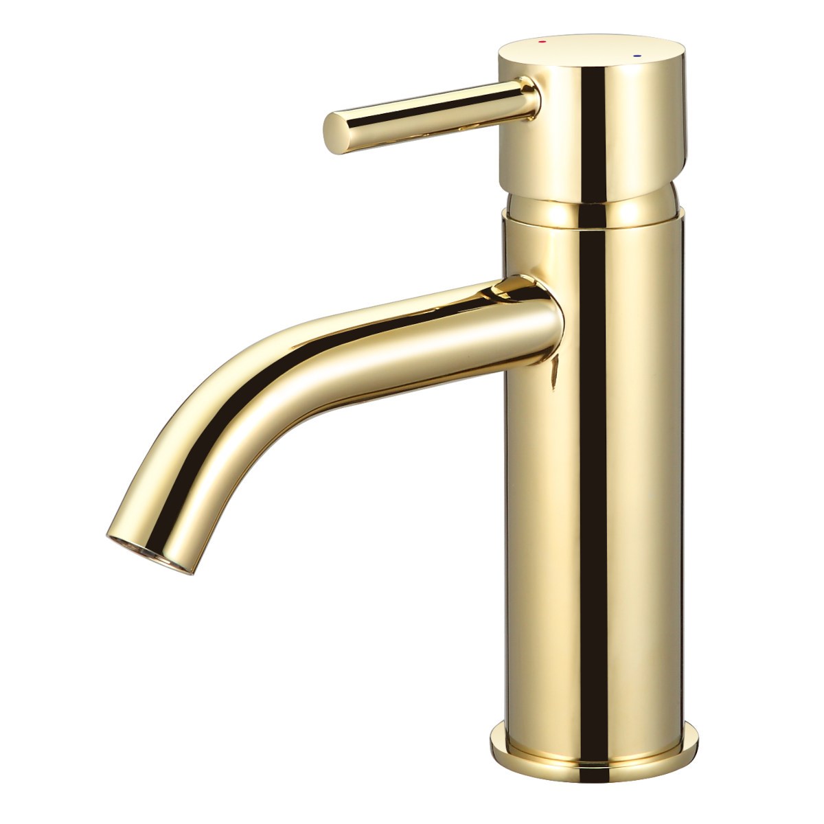 Tvättställsblandare Amanu Blank, Mässing