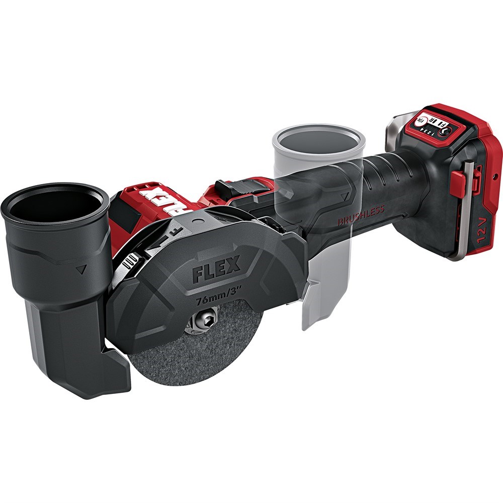 Vinkelslip Mini LBE76 12-EC C exkl. batteri, 12V