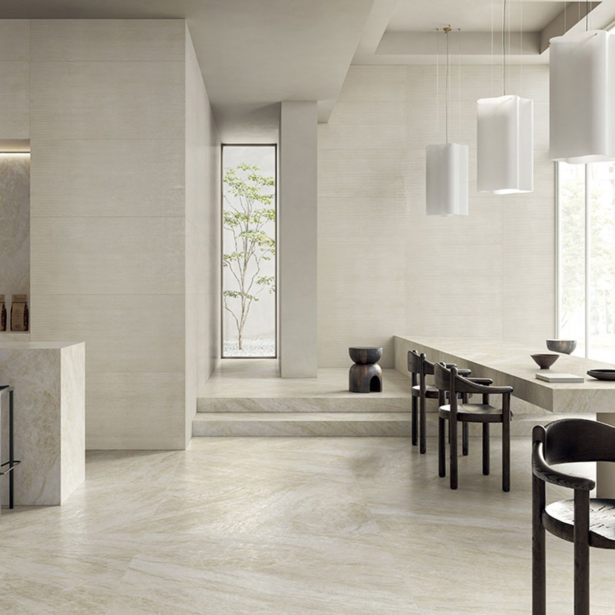 Klinker Granitkeramik Oyster Beige, 60x60cm, Matt