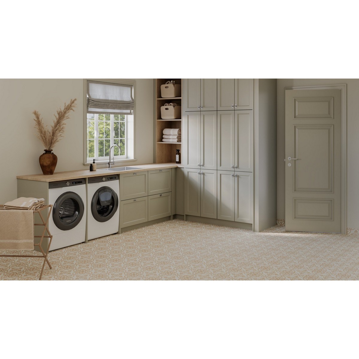 Våtrumsgolv Aquarelle Xl Lyon Terracotta 300cm, Brun