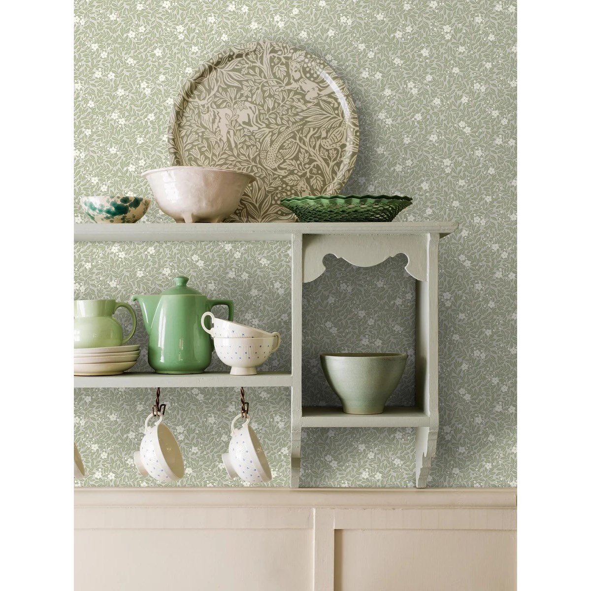 Tapet Myrten Grön 5731