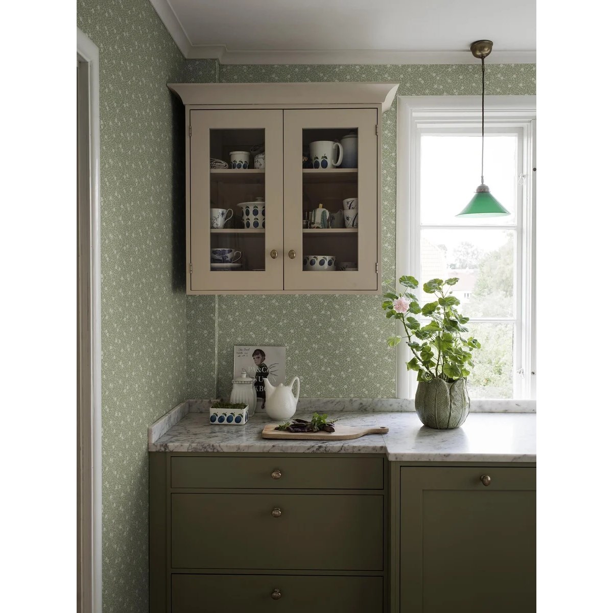 Tapet Myrten Grön 5731