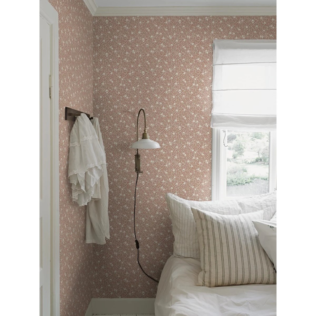 Tapet Myrten Röd 5733