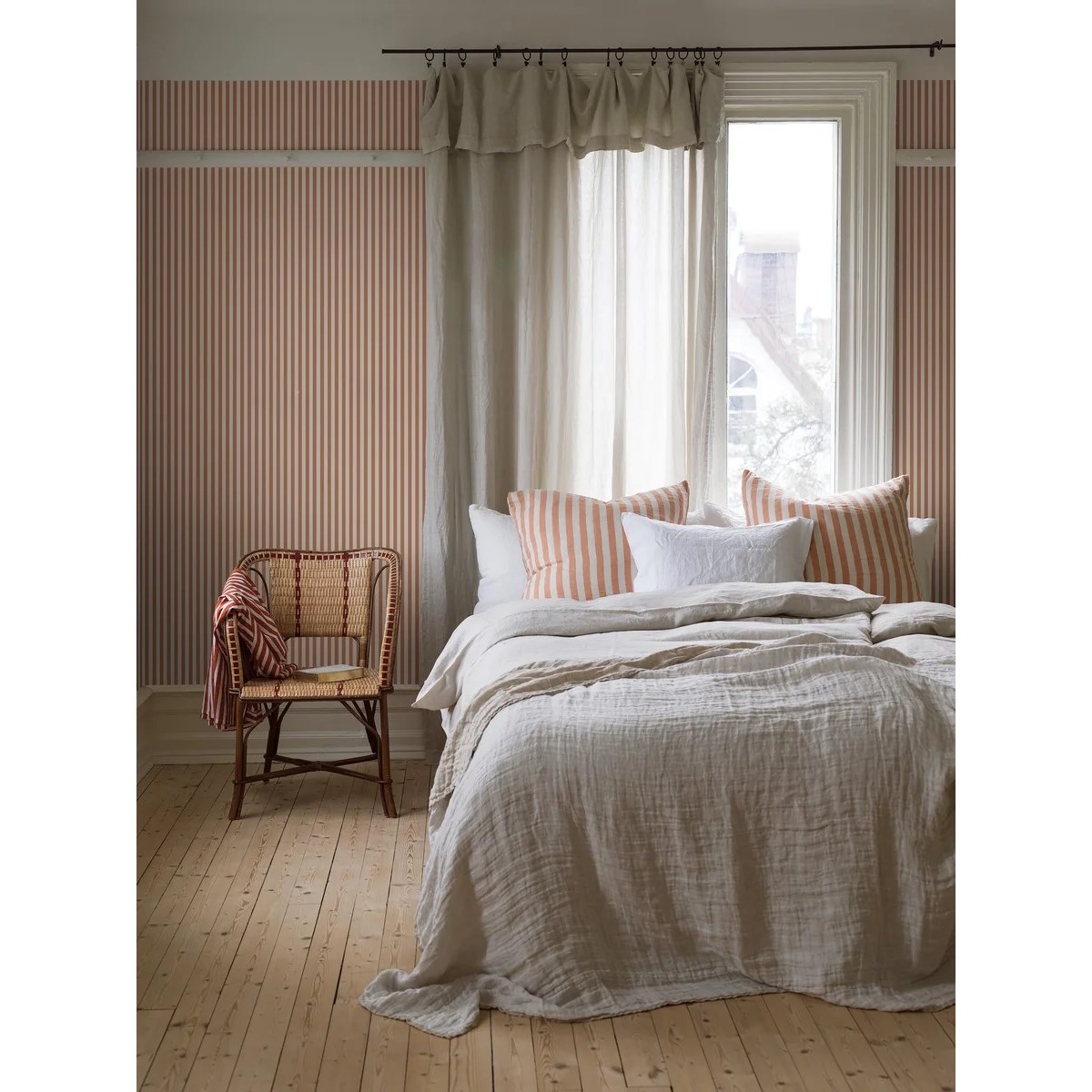 Tapet Mölle Röd 5736