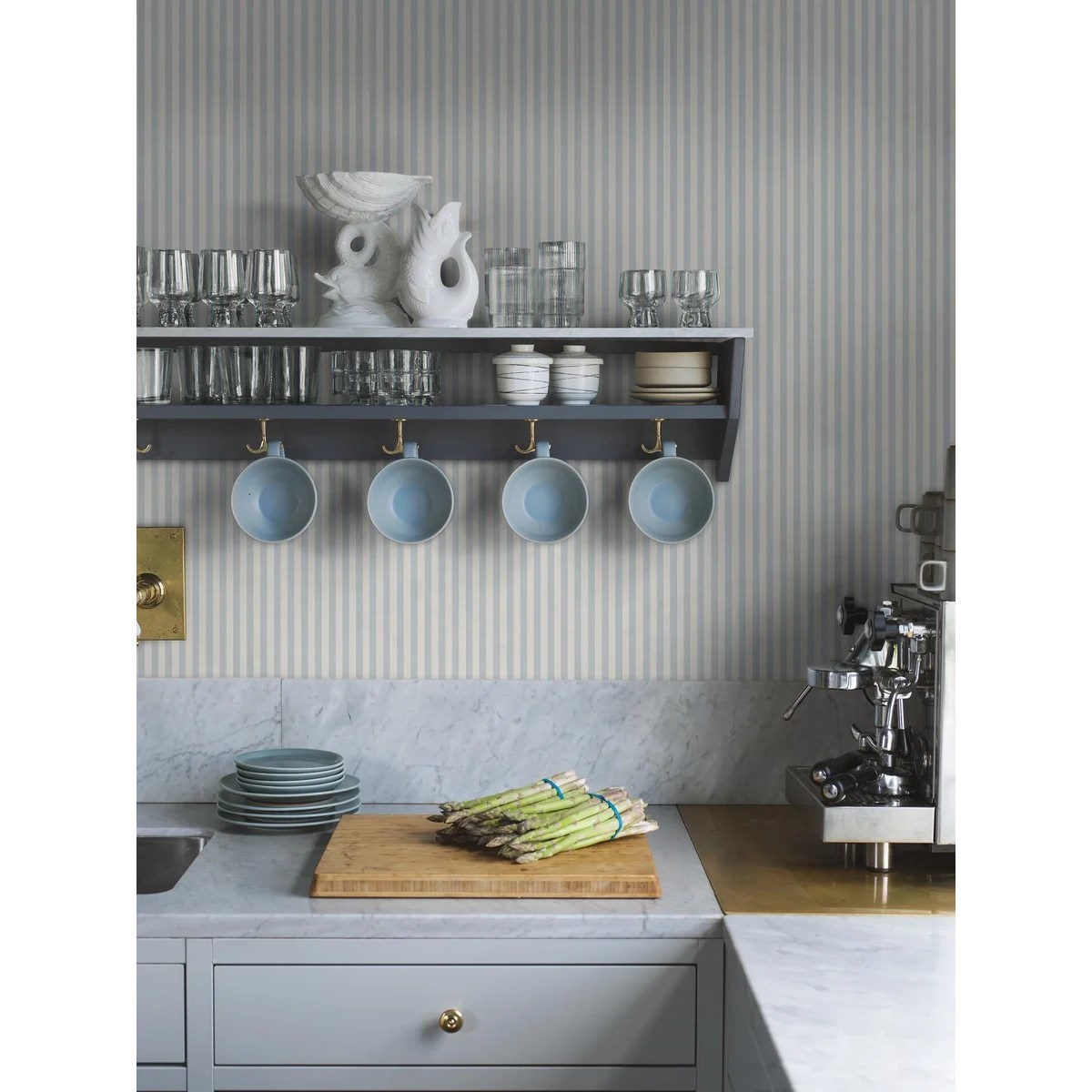 Tapet Mölle Blå 5738