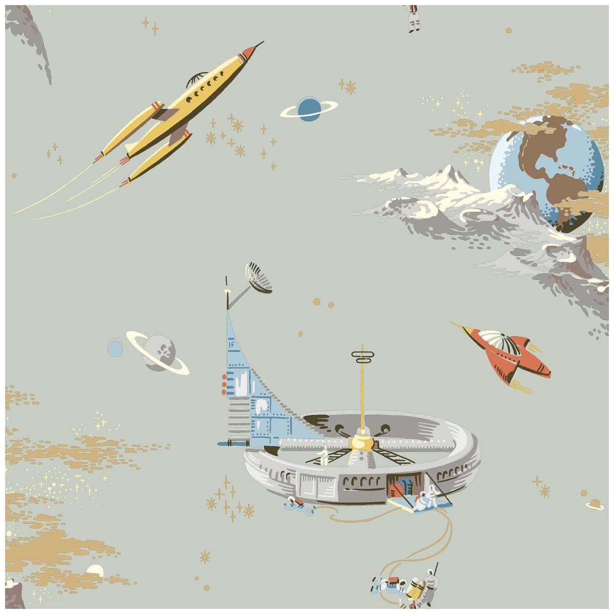 Tapet Fairyland Space Adventure 8154