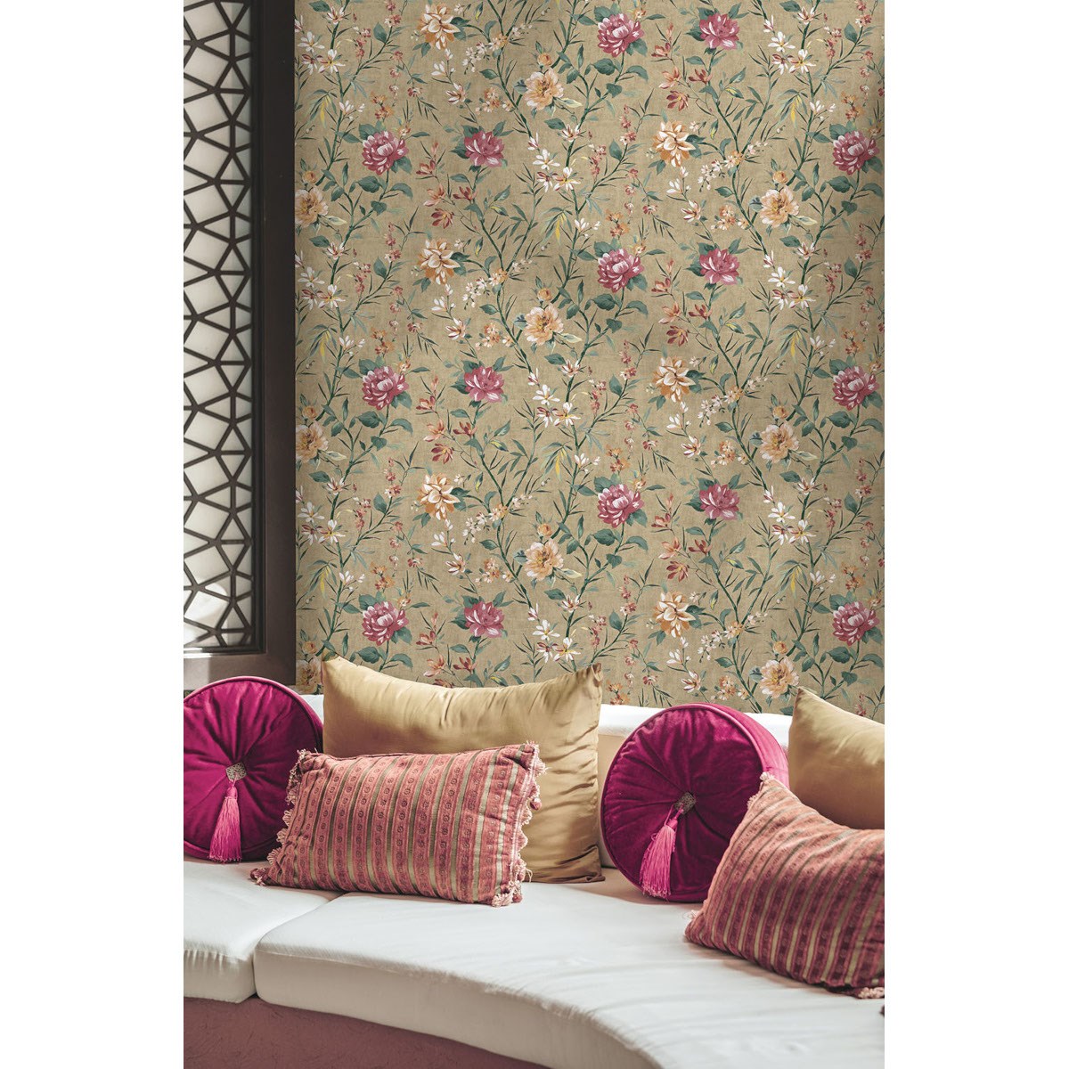 Tapet Journey to the East Sazanka Taupe 91851