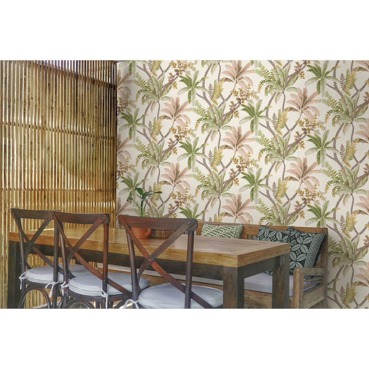 Tapet Journey to the East Saranda Sage/coral 91820