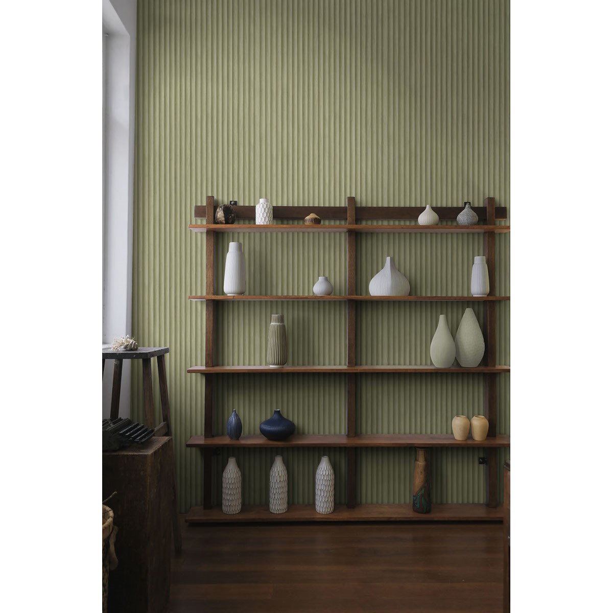 Tapet Journey to the East Teak Sage 91860