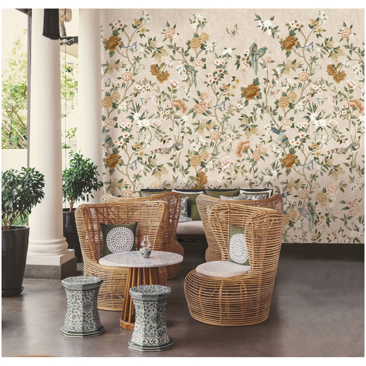 Fototapet Journey to the East Imperial Gardens Neutral 99512