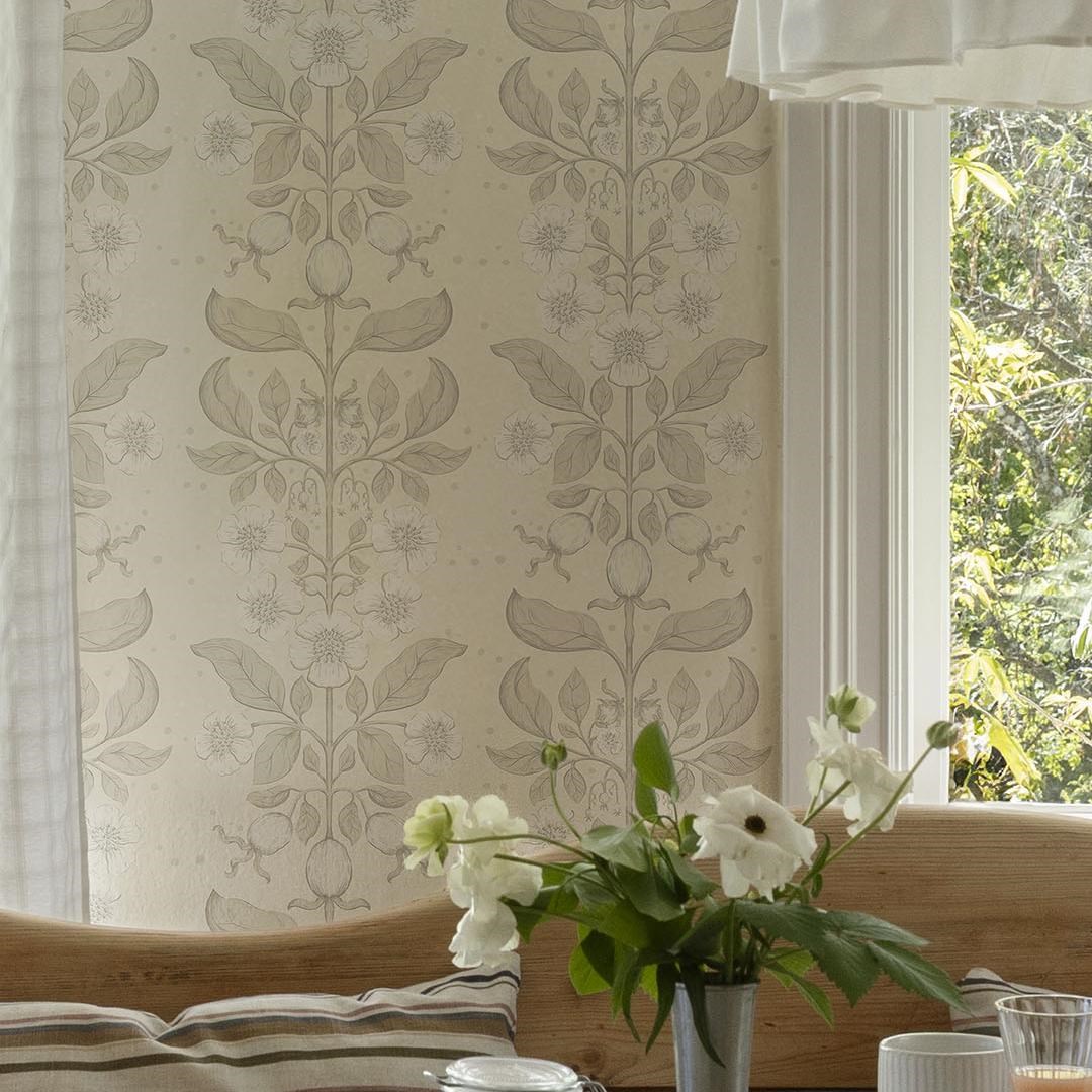 Tapet Saltviken Rosa 48009