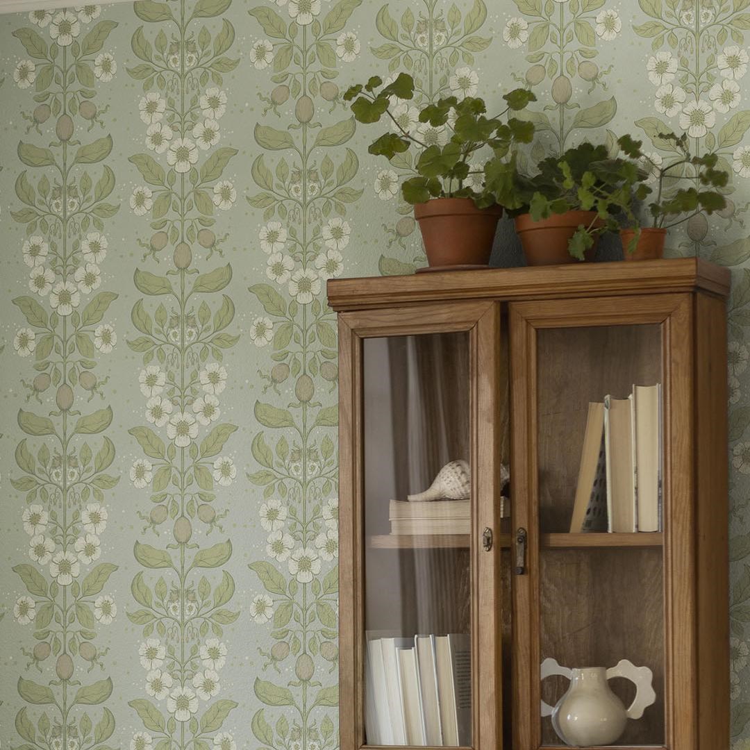 Tapet Saltviken Rosa 48011