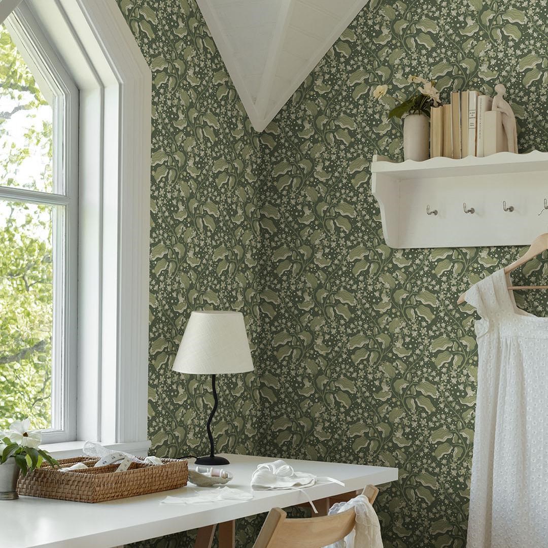 Tapet Saltviken Syrén 48026