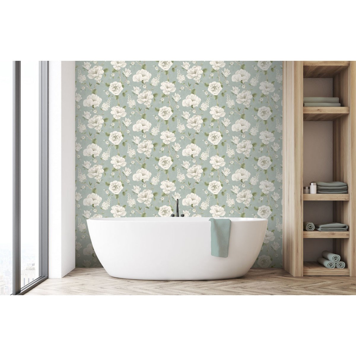 Tapet Fantasia III Ashley Floral Sage 100183ah