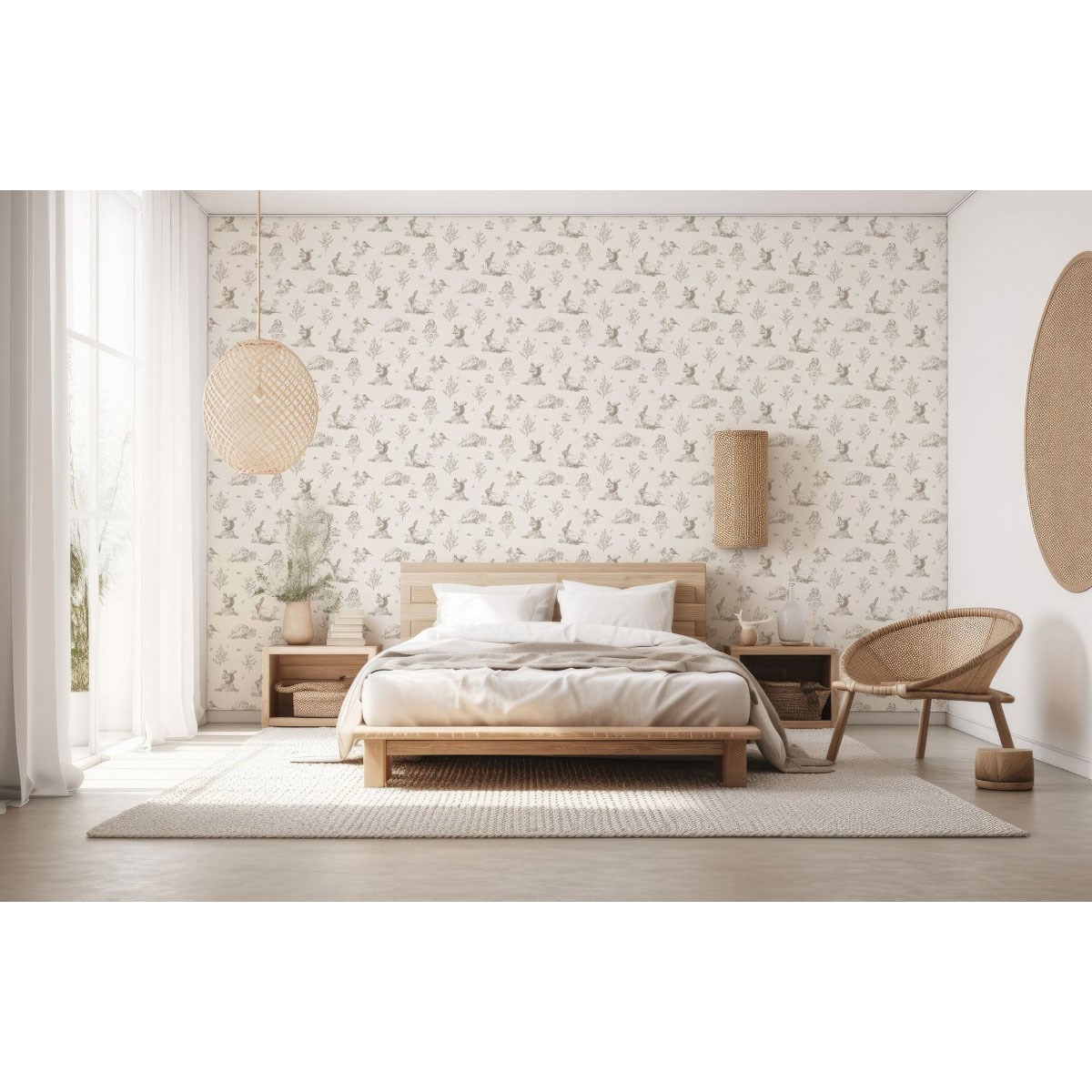 Tapet Fantasia III Country Walk Natural 924409