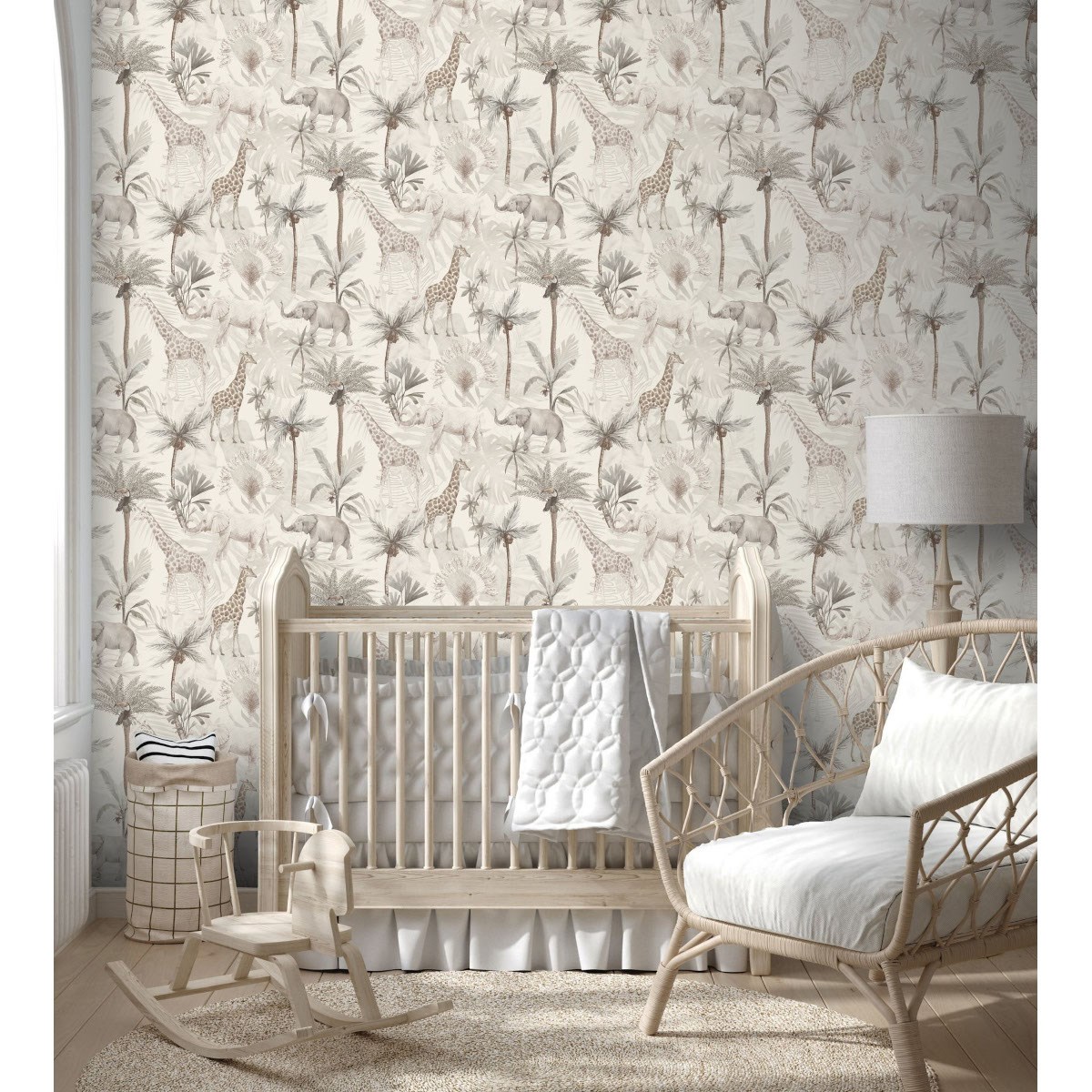 Tapet Fantasia III Serengeti Animals Neutral 923703