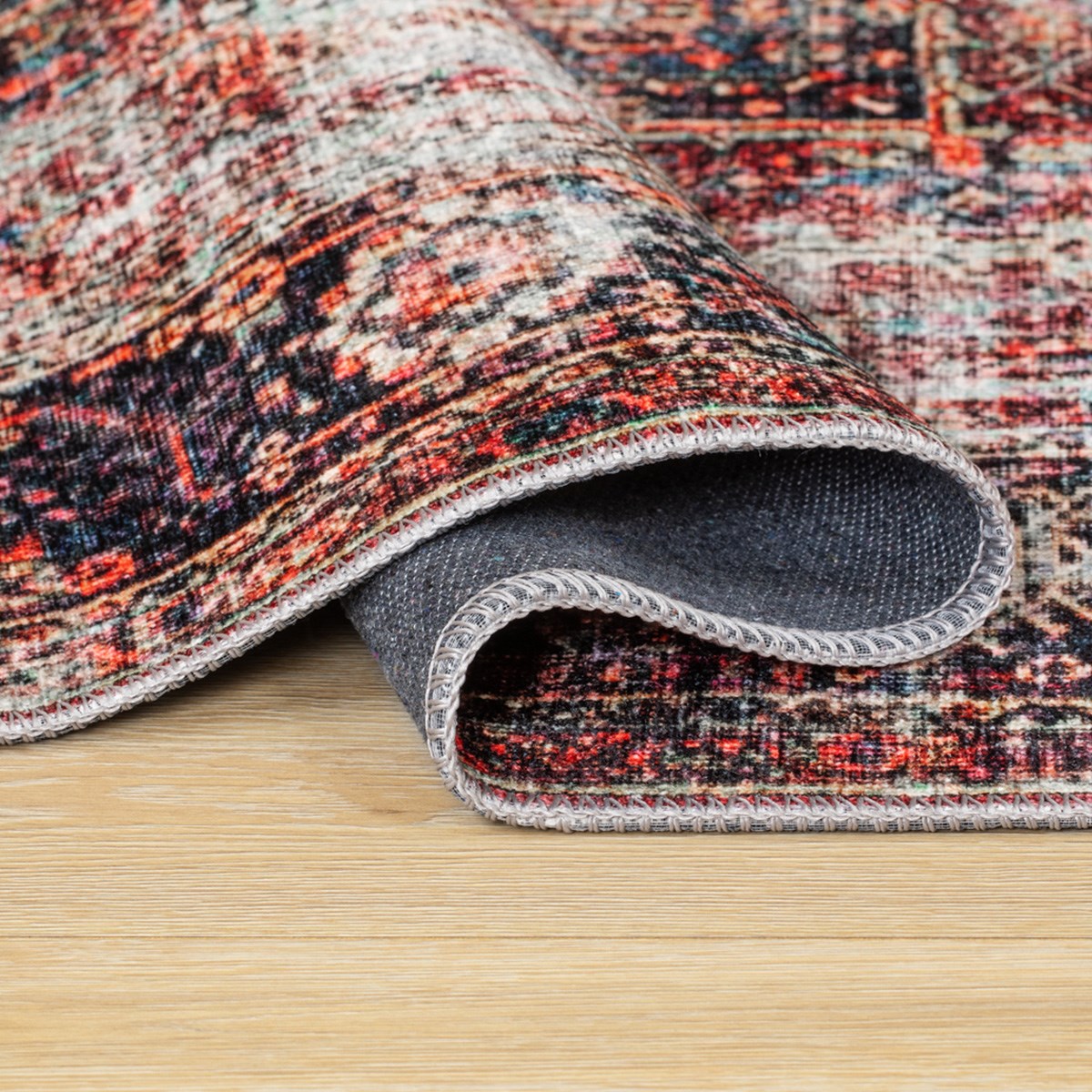 Chenillematta Shiraz Oriental Röd, 200x300cm