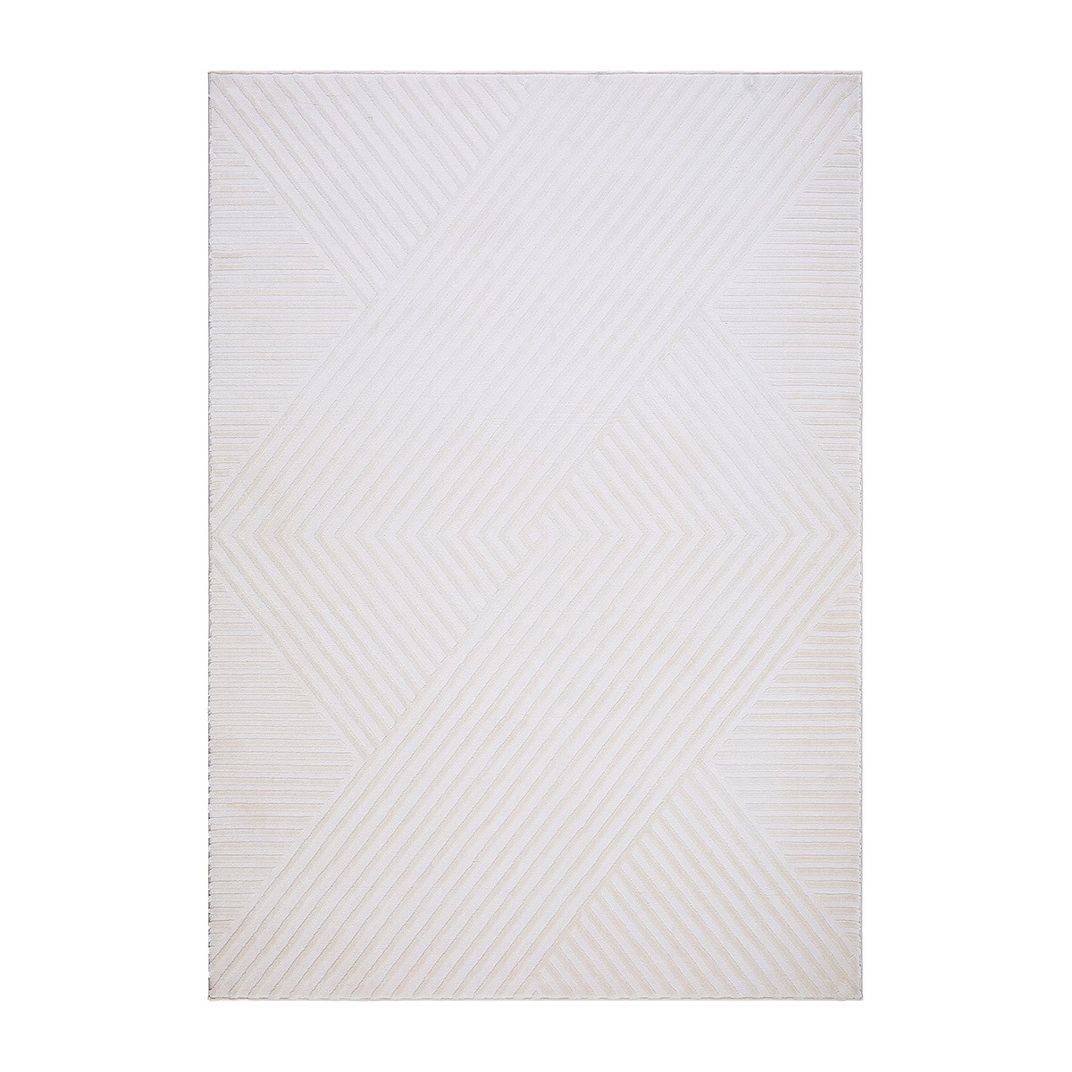 Wiltonmatta Ritz Lines Creme Ljusbeige, 200x290cm