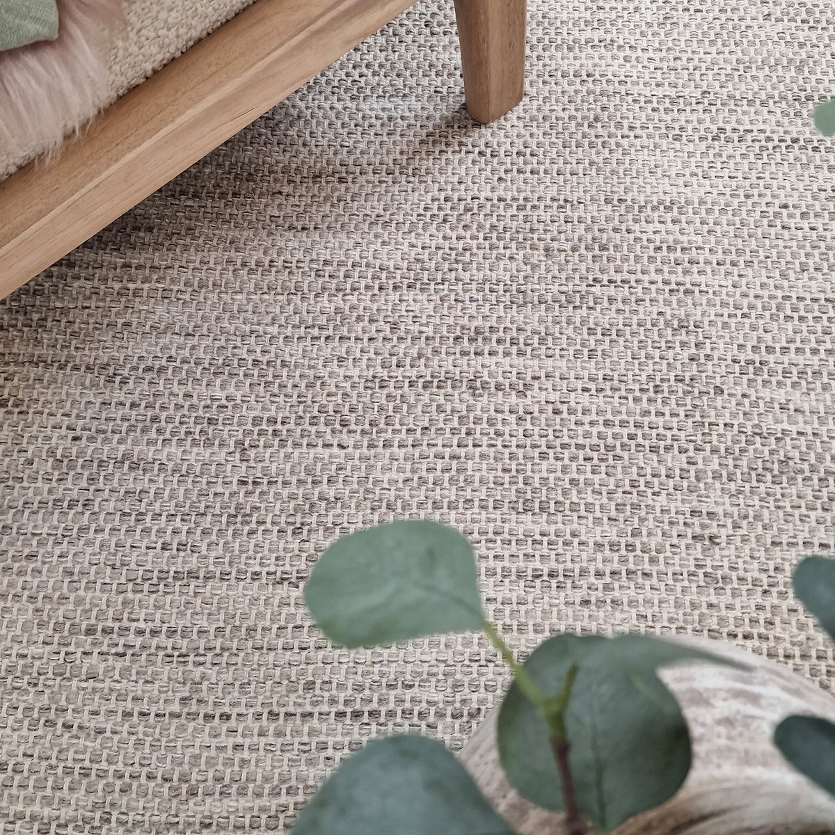 Ullmatta Torsby Linne Beige, 200x300cm