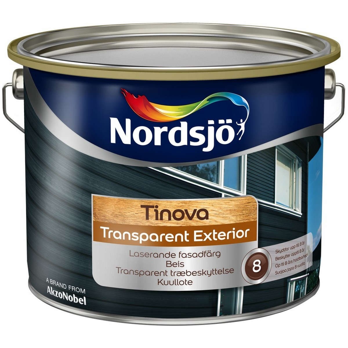 Fasadlasyr Tinova Transparent Exterior Bc, 9.3L