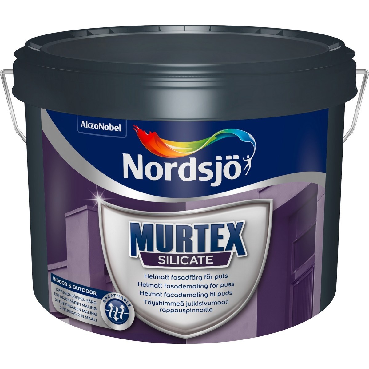 Putsfasadfärg Murtex Silicate Bw, 10L